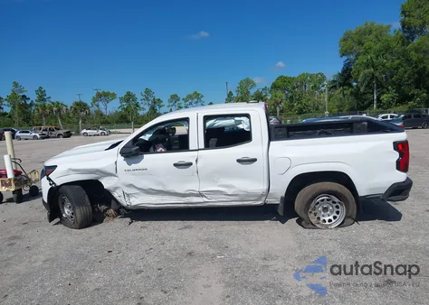 2025 Chevrolet Colorado 2Wd Wt z USA, uszkodzony, nr VIN 1GCPSBEK7S1189144